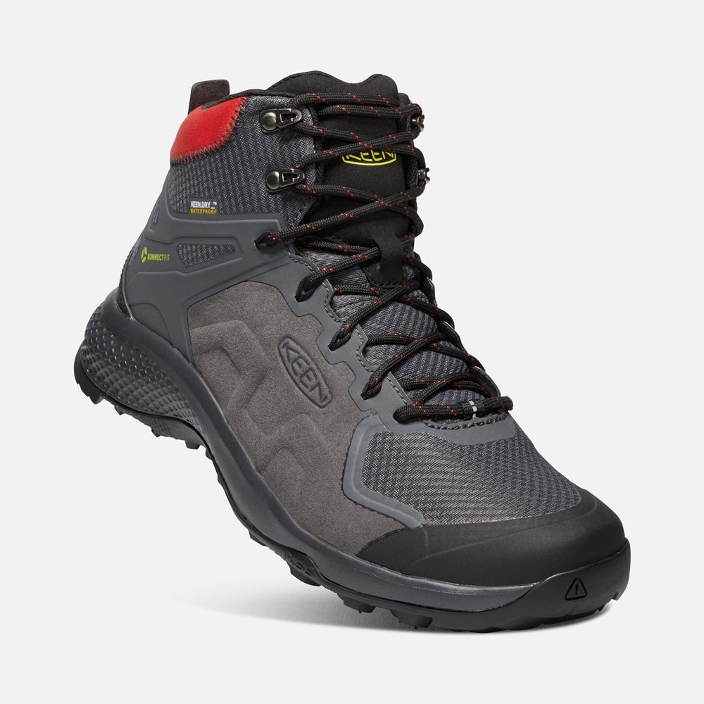 Keen Laarzen Heren Donker Grijs - Explore Waterproof - 26514-NKTW